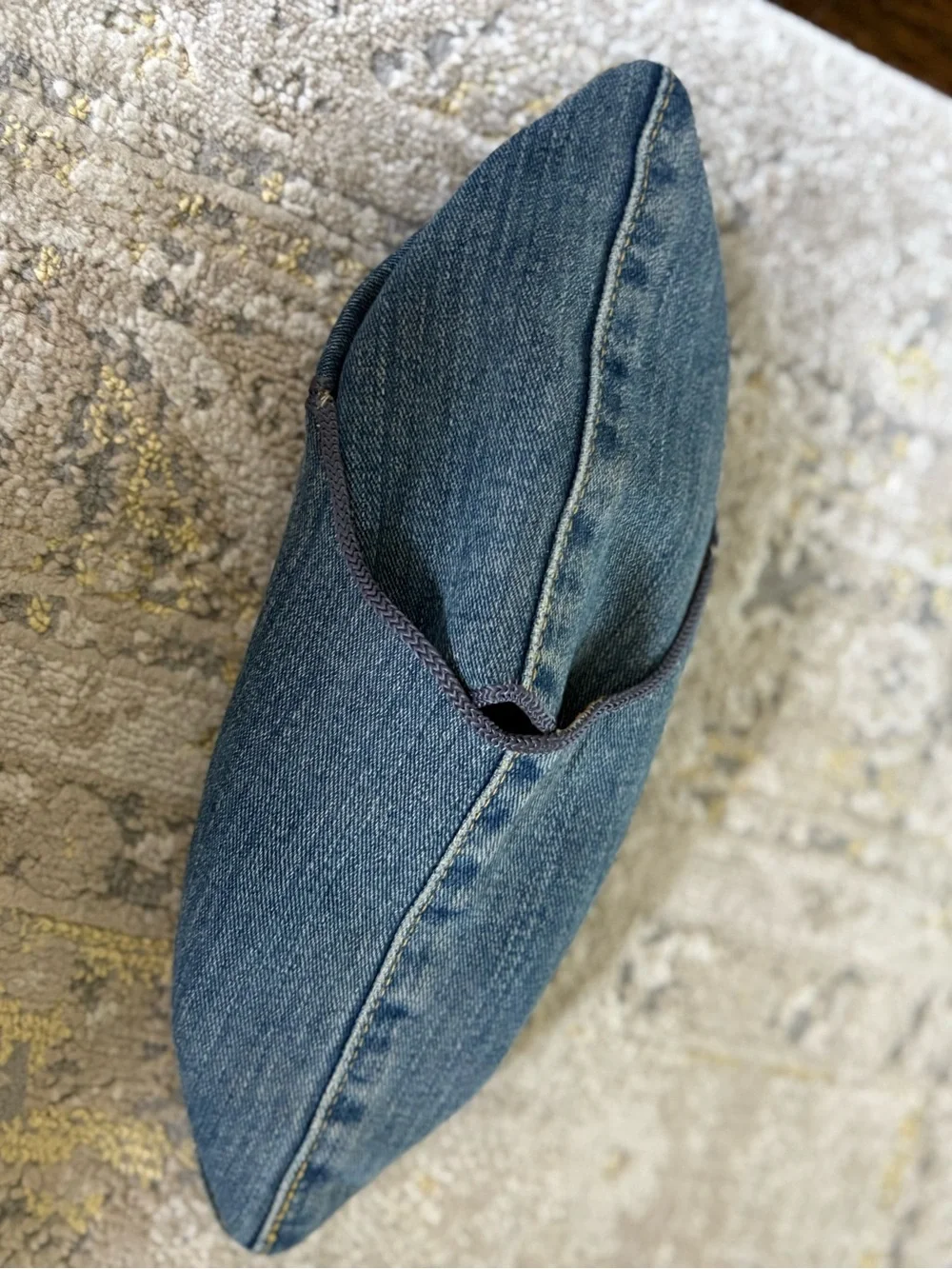 Brother Vellies Denim Moroccan Babouche Mules